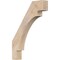 Ekena Millwork 3 1/2"W x 20"D x 28"H Merced Smooth Knee Brace, Douglas Fir BRC04X20X28MRC00SDF - alternate 1